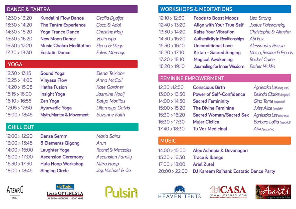 Programa Ibiza Spirit Festival