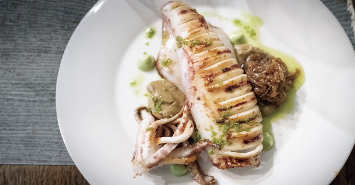 calamar de can lluc restaurante de lujo en ibiza