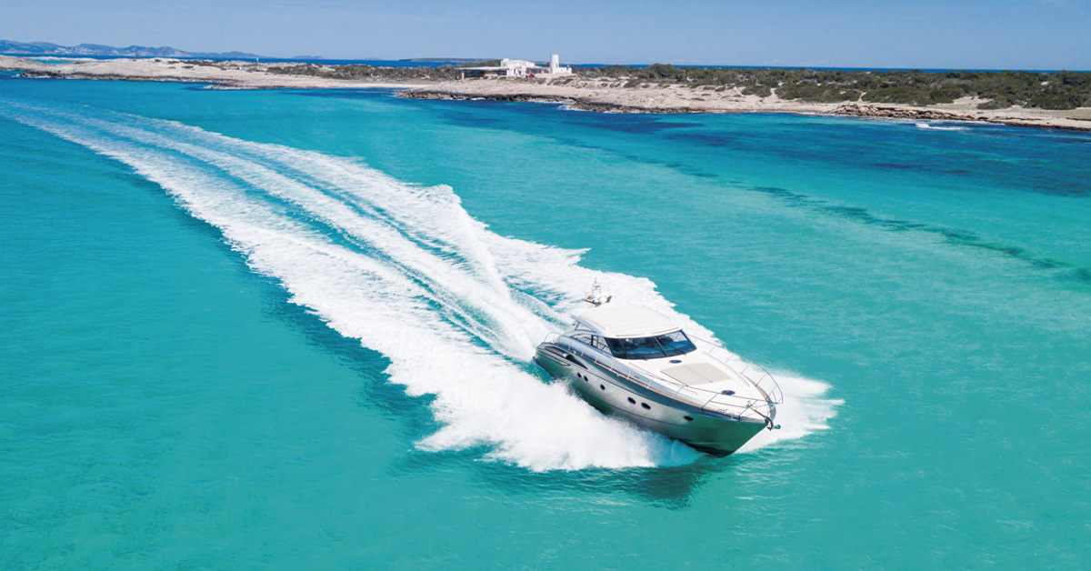 smart charter yacht sailing in ibiza