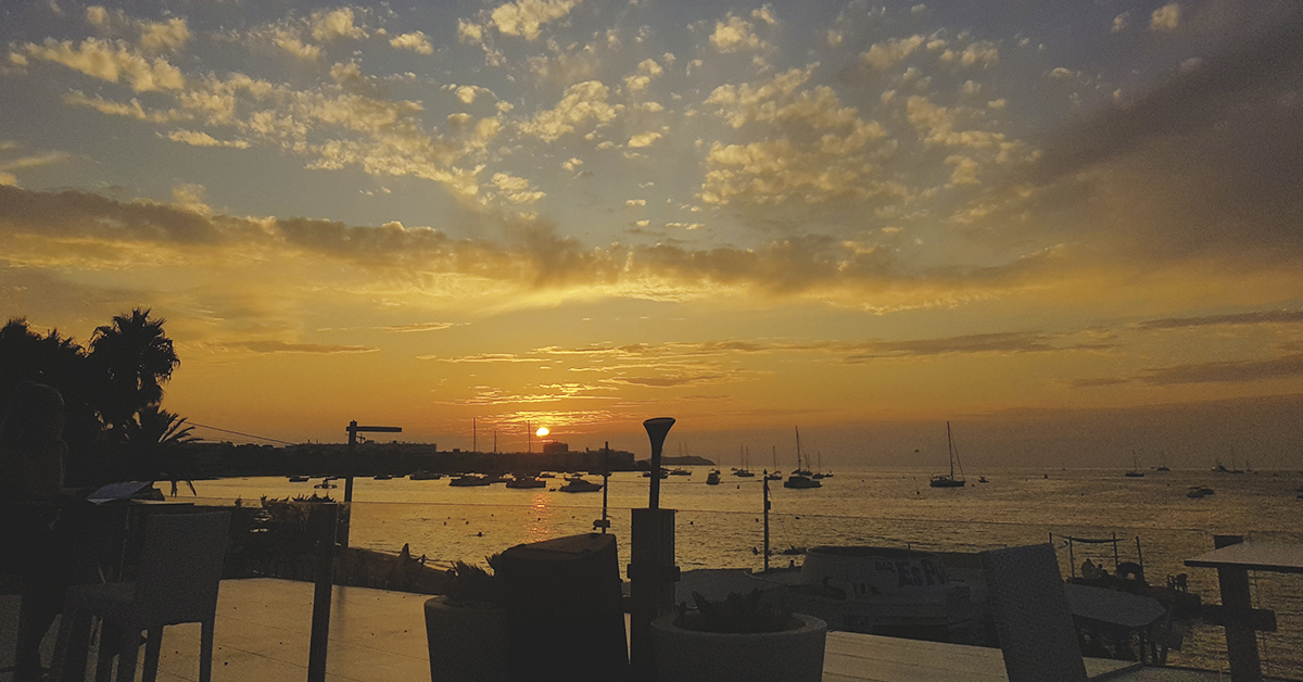 sunset sant antoni