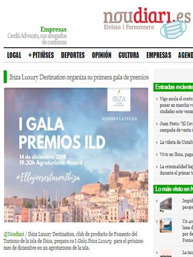 Ibiza Luxury Destination organiza su primera gala de premios
