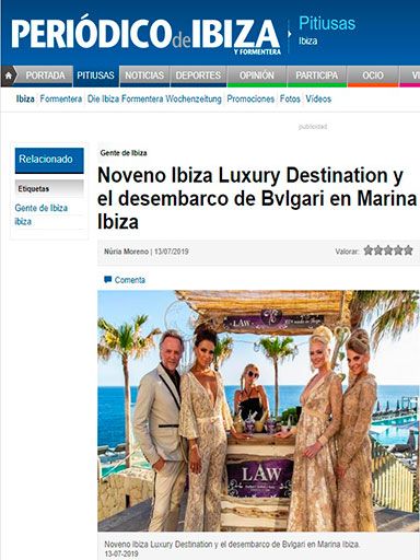Noveno Ibiza Luxury Destination y el desembarco de Bulgari en Marina Ibiza.