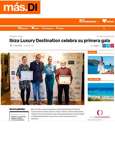 Ibiza Luxury Destination celebra su primera gala.
