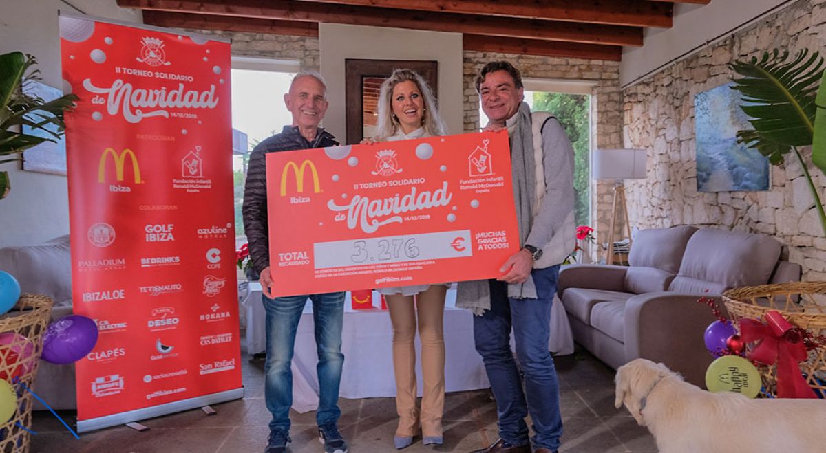 Golf Ibiza recauda 3.276 € para la Fundación infantil Ronald McDonald en colaboración con McDonald's Ibiza
