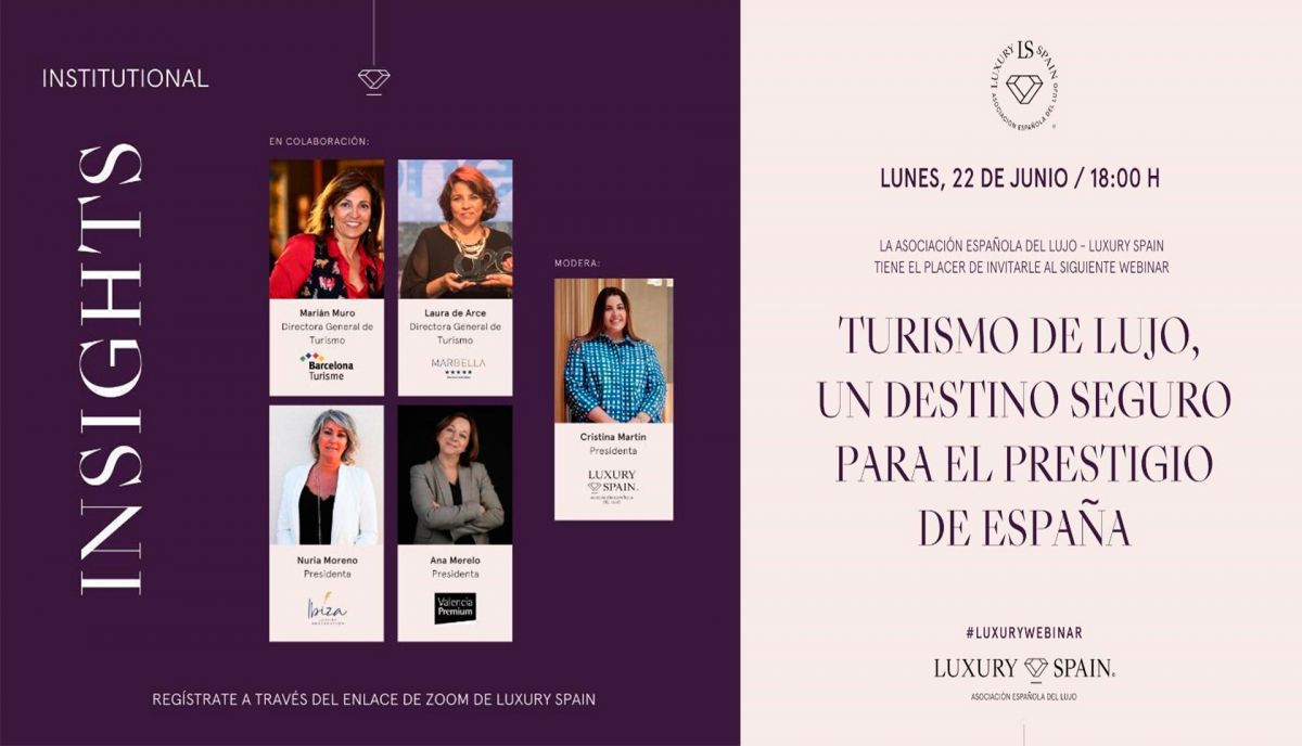 Encuentro "Turismo de lujo, un destino seguro" organizado por Luxury Spain.